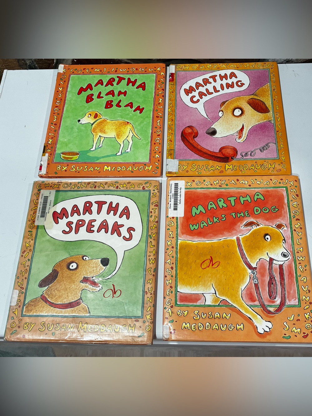 Set of 4 MARTHA Dog Books